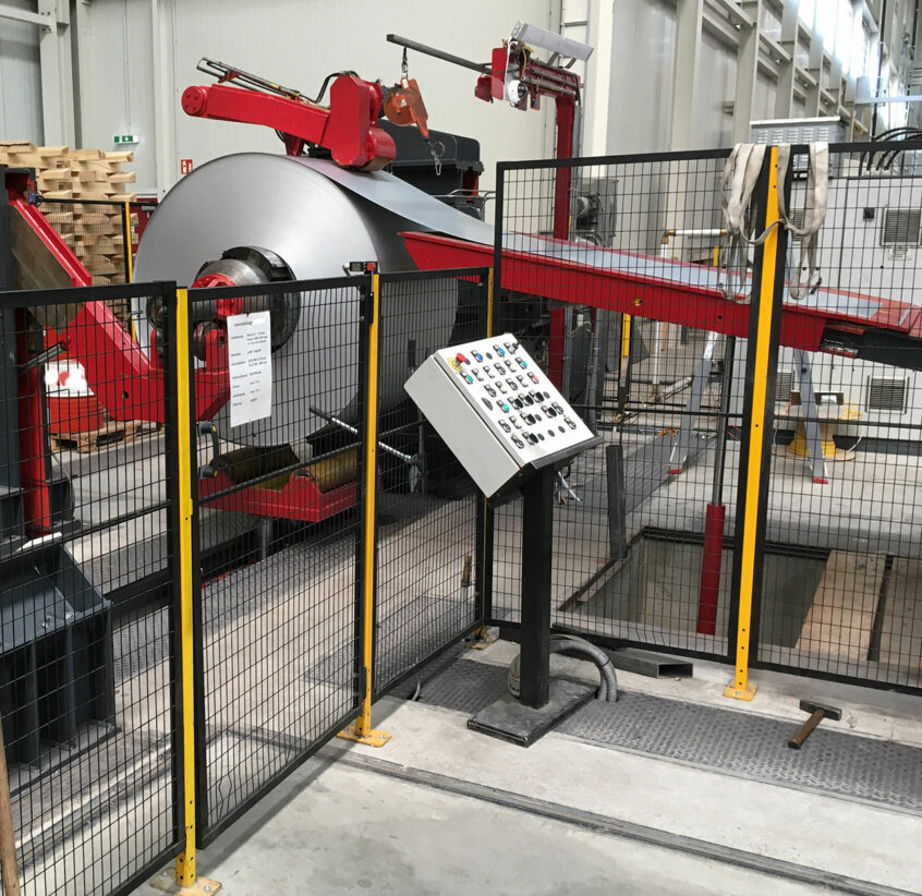 Abhaspel Maschinenumzug, maschinen verlagern, Haspel Montage, Abhaspel Demontage, Abcoiler, Abwickelhaspel Wartung, Instandhaltung, Anlagenmontage, Reparatur, Überholung, Uncoiler maintenance