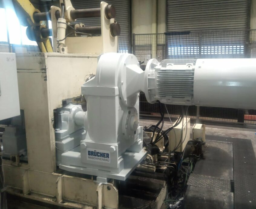 Haspelgetriebe Haspelgetriebe, Abwickelhaspel überholen, Haspelantrieb modernisieren, Getriebemotor umbau, uncoiler gear motor change