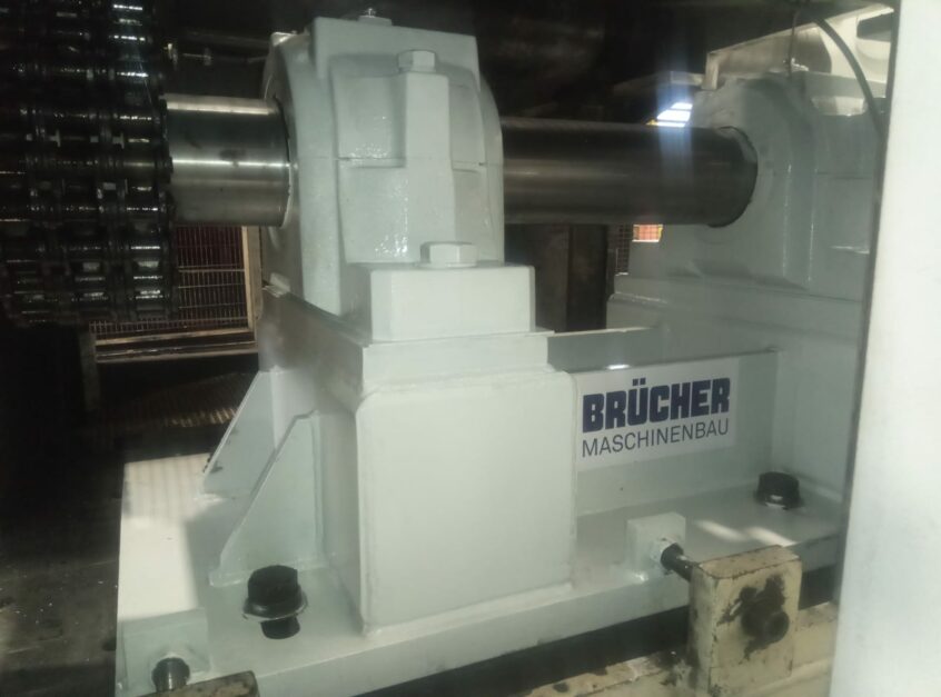 Kettenantrieb Haspelgetriebe, Abwickelhaspel überholen, Haspelantrieb modernisieren, Getriebemotor umbau, uncoiler chain drive, uncoiler gearbox change