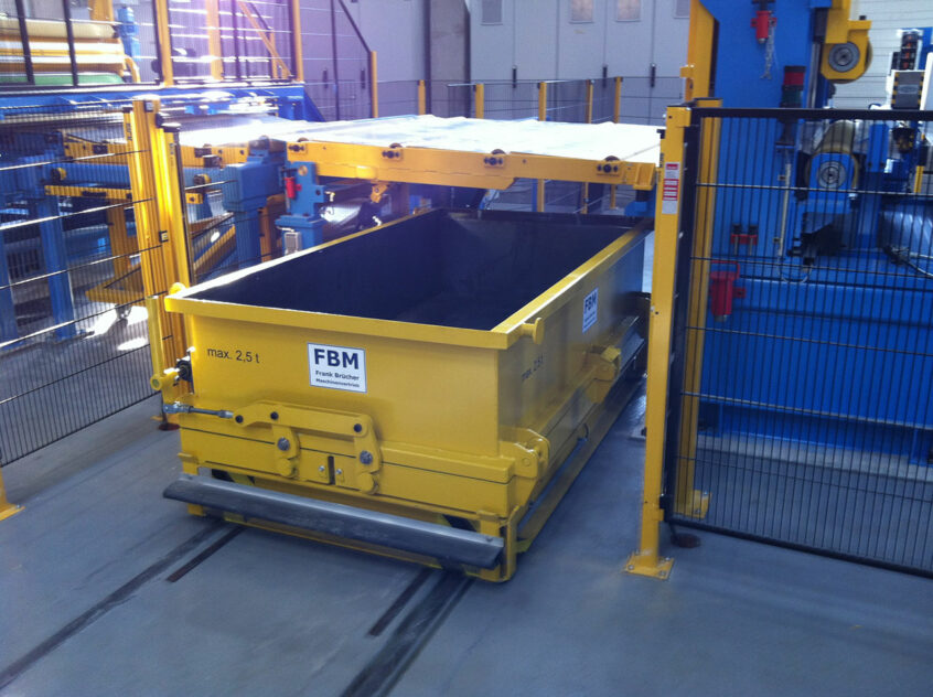 Schrottbox-Fahrwagen Schrottbox mit Fahrwagen, Schrottwagen, Schrottverfahrwagen, fahrbare Schrottbox, Fahrwagen, fahrbare Schrottbox
